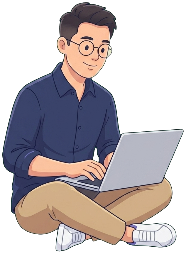Eugene coding — building because he loves it