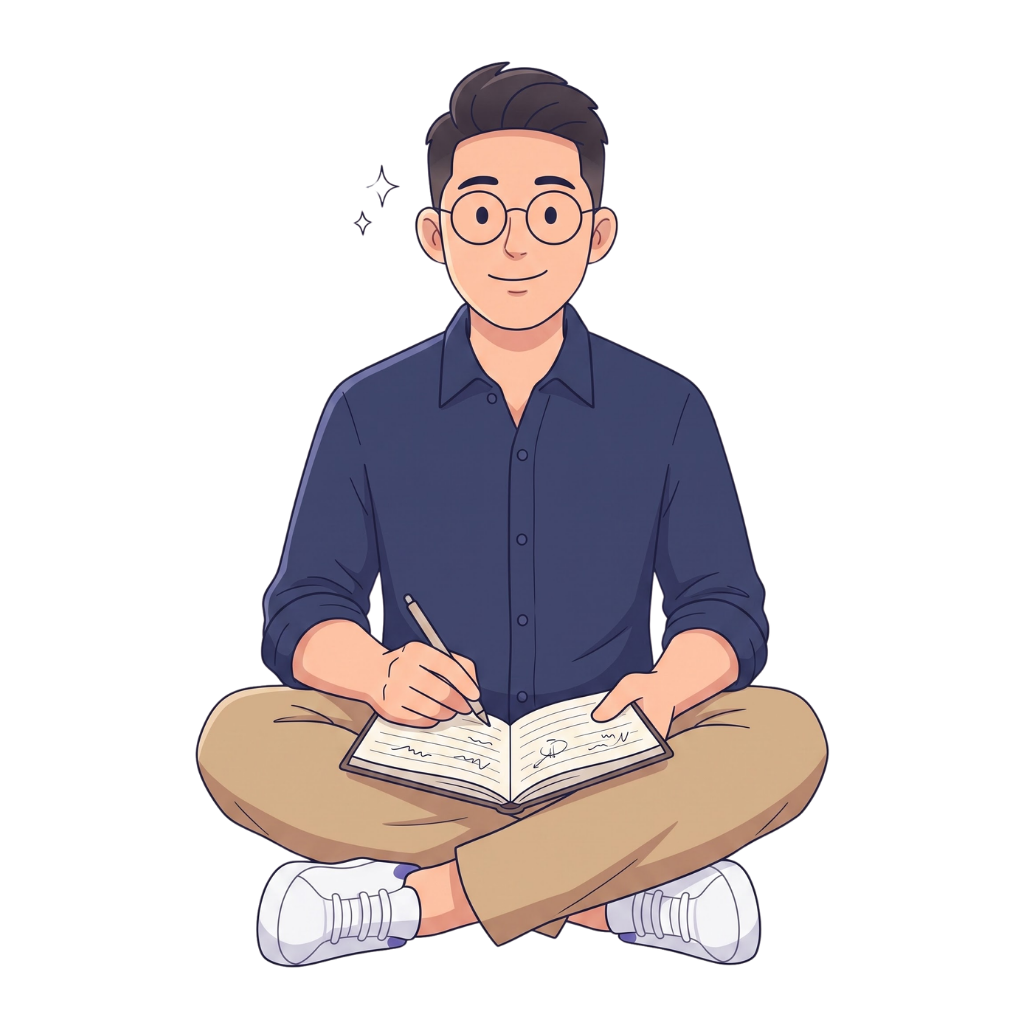Eugene from HeyAda writing field notes