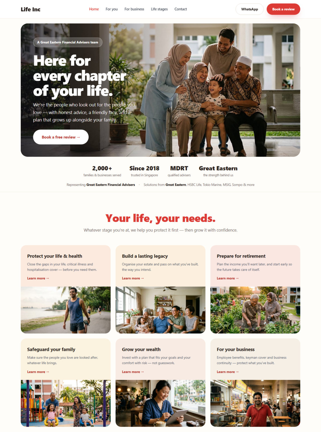 Life Inc website